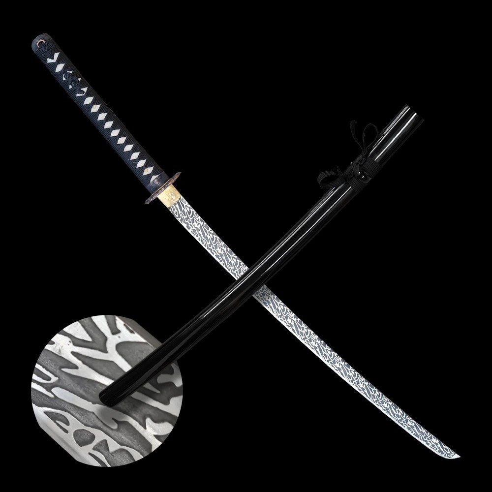 foto Kawashima �emesln� replika me�e katana Sunekuai, ocel AISI 1045